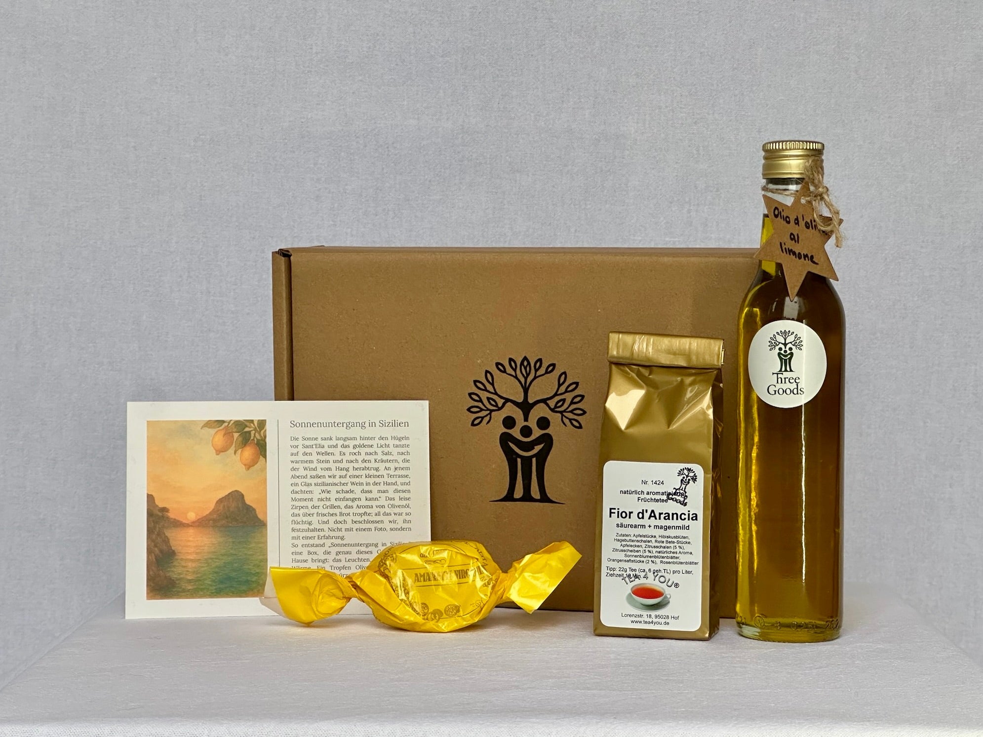 Sonnenuntergang auf Sizilien