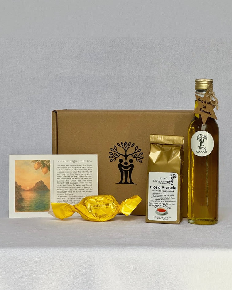 Sonnenuntergang auf Sizilien