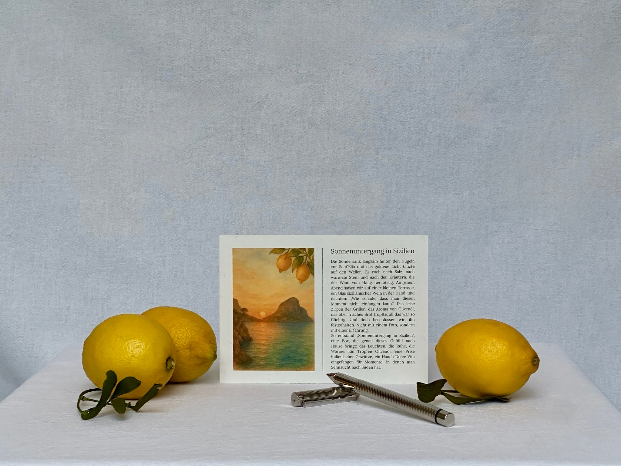 Sonnenuntergang auf Sizilien