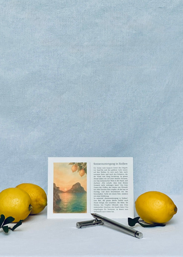 Sonnenuntergang auf Sizilien